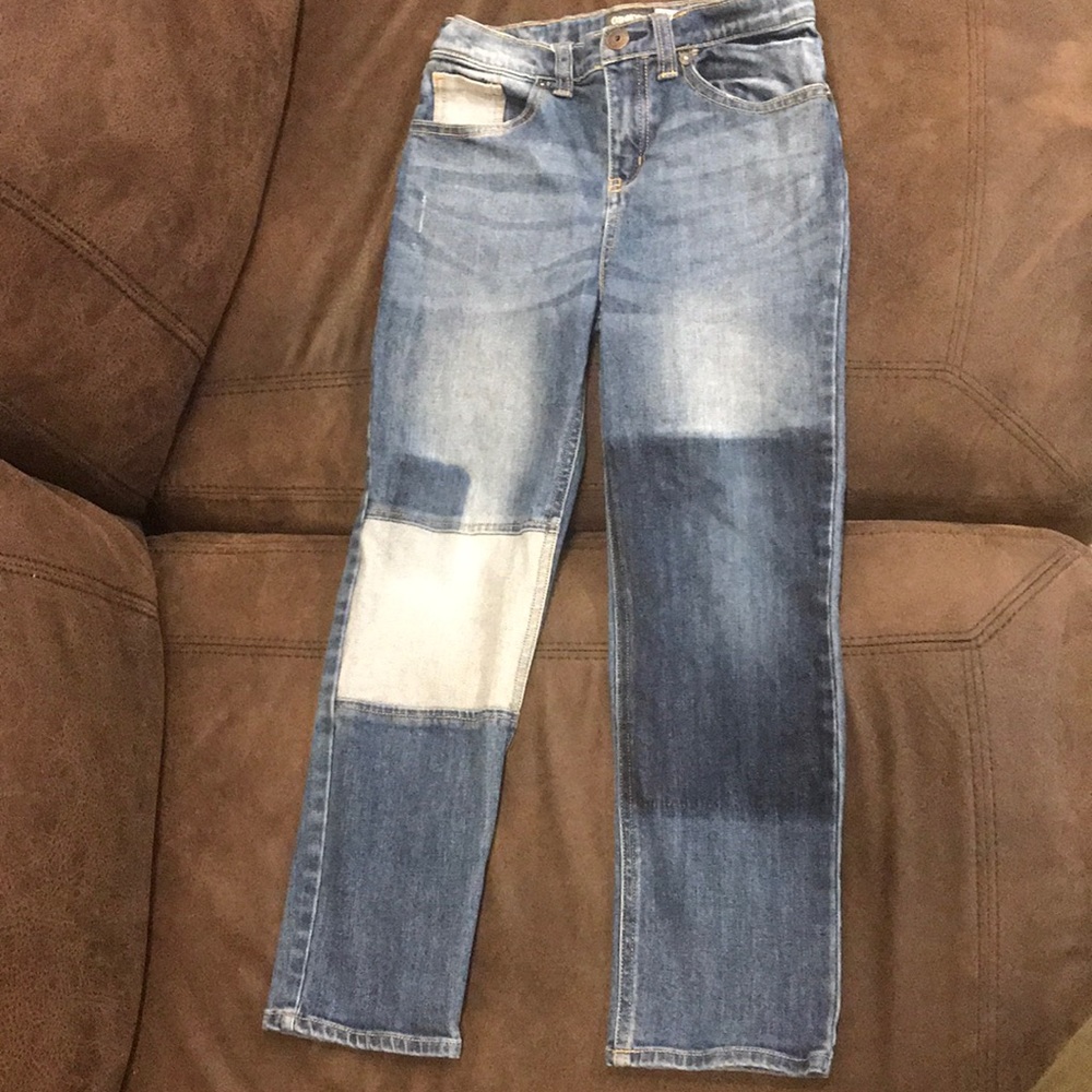 Boys Oshkosh patchwork jeans
